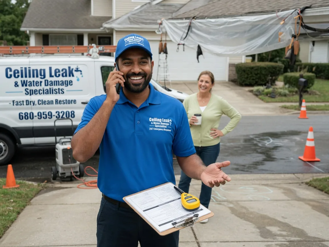 Ceiling Leak Cleanup Gresham, SC FAQs